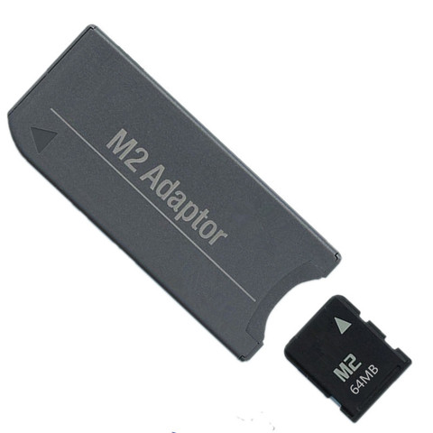 Карта памяти Micro Card, маленькая емкость 64 Мб M2 карта памяти + карта памяти M2 на карту памяти MS Pro Duo адаптер PSP ► Фото 1/3
