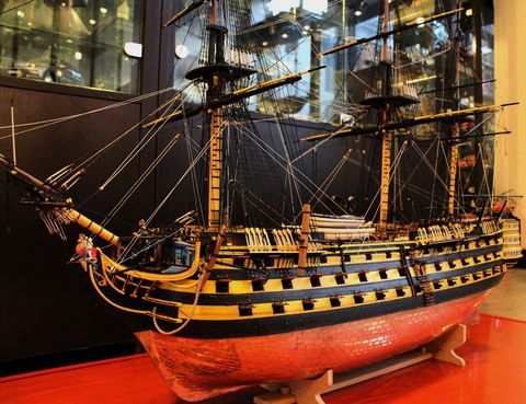 Деревянная модель корабля в масштабе 1/72 H.M.S victory 1805 ► Фото 1/5