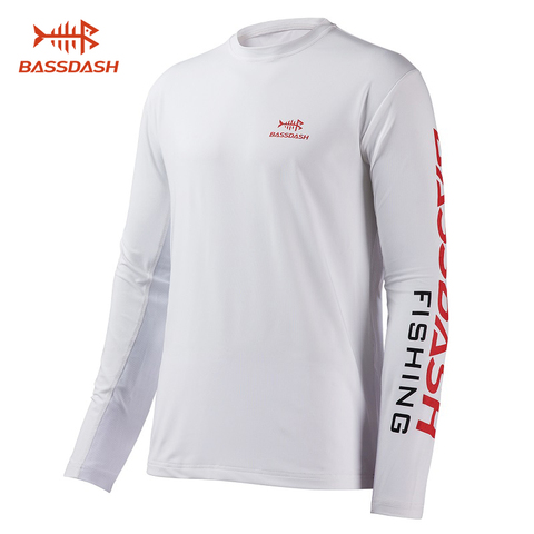 Мужская УФ-Защита от солнца basdash UPF 50 +, рубашки для рыбалки, футболка с длинным рукавом ► Фото 1/6