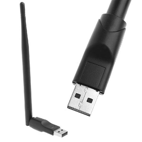 ANENG новый черный 150 Мбит/с 802.11n/g/b USB сетевой кабель адаптер Wi-Fi, Беспроводной адаптер 5dBi антенна ► Фото 1/4