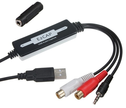 Ezcap216 виниловая кассета для CD /USB аудио захвата MP3 WMA WAV OGG конвертер рекордер редактировать аудио в MP3 формат для ПК ► Фото 1/6
