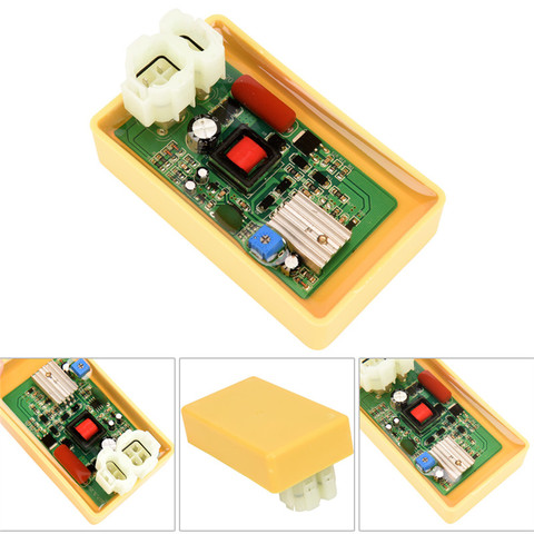 1 шт. 6-контактный CDI Регулируемый блок зажигания для гонок с постоянным током GY6 скутер мопед мотоциклы ► Фото 1/6