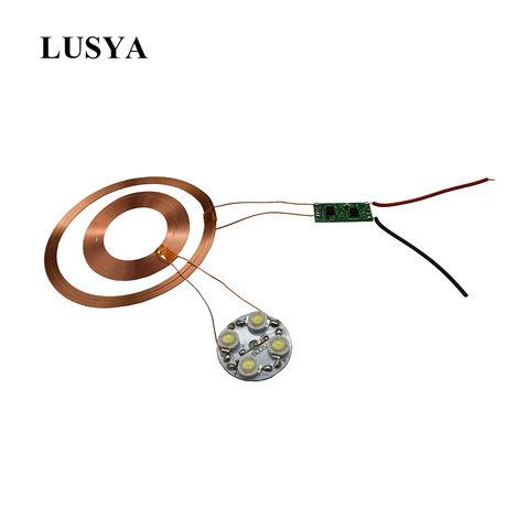 Модуль беспроводного электропитания Lusya с магнитной левитацией, 1 шт., многофункциональный индикатор, модуль беспроводной зарядки, диаметр ... ► Фото 1/6