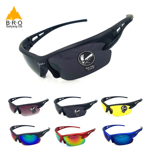 Велосипедные очки UV400, взрывозащищенные мужские спортивные солнцезащитные очки, женские велосипедные солнцезащитные очки, велосипедные оч... ► Фото 1/6