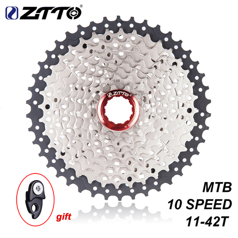 ZTTO MTB 11-42T 10 скоростей 10 s широкое передаточное число горный велосипед кассетные звездочки для деталей m590 m6000 m610 m675 m780 X5 X7 X9 ► Фото 1/6