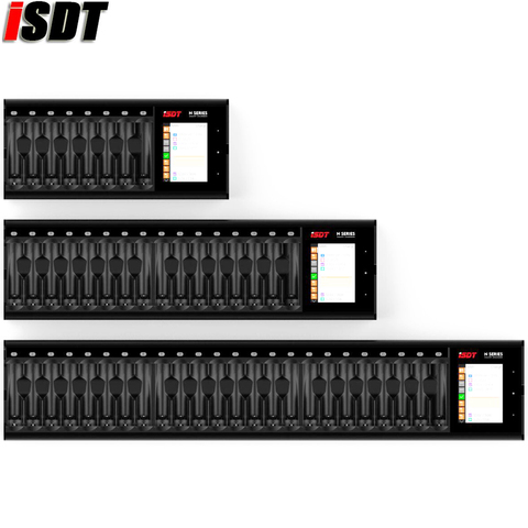 Зарядное устройство ISDT N8 N16 N24 AA AAA для аккумуляторов, умное зарядное устройство постоянного тока для аккумуляторов Li-lon LiHv Ni-MH Ni-Cd LiFePO4 ► Фото 1/4