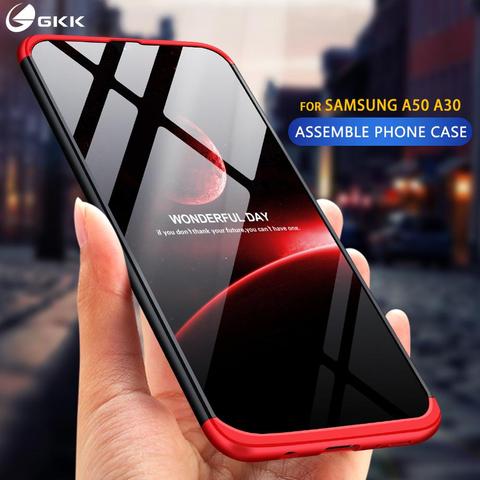 GKK полный защитный чехол для Samsung galaxy A01 A10 A20 A30 A40 A50 A51 A60 A70 A71 A80 противоударный чехол для Samsung A40 A50 A80 ► Фото 1/6