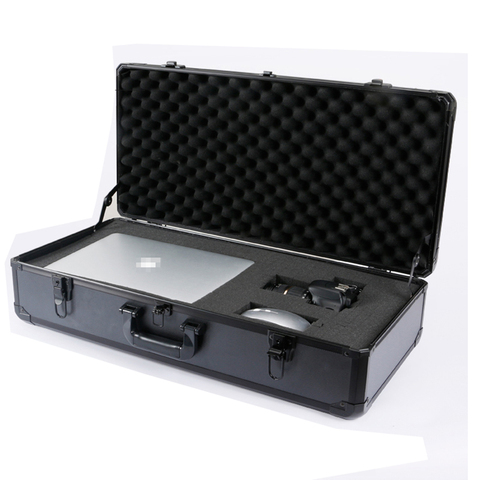 Алюминиевый Чехол для инструментов 680x320x170 мм, защитный чехол для оборудования, чехол для инструмента, ящик для хранения оборудования, многофункциональный ящик для инструментов ► Фото 1/6