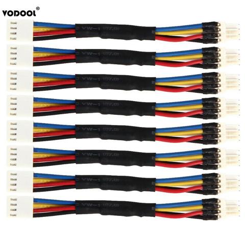 VODOOL 8 шт./лот кабели для резисторов ПК охлаждающий вентилятор уменьшение скорости 4-контактный Силовой Резистор штекер-гнездо конвертер кабель адаптер ► Фото 1/6