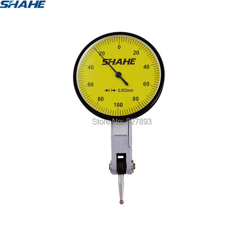 Индикатор часового типа shahe tools, 0-0,2 мм, 0,002 мм, с красным циферблатом ► Фото 1/4