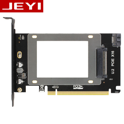 Адаптер JEYI U2X16 PCI-Express 3,0 4x X16 к стандарту U.2, NVMe PCIe SSD PCI-e к U2, карта M.2 NGFF 2,5 'SSD к PCI-E X16 intel x4 ► Фото 1/6