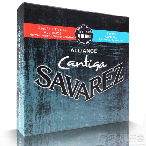 Набор гитарных струн Savarez 510, серия Cantiga Alliance/Cantiga Normal/High Tension, 510ARJ ► Фото 1/1