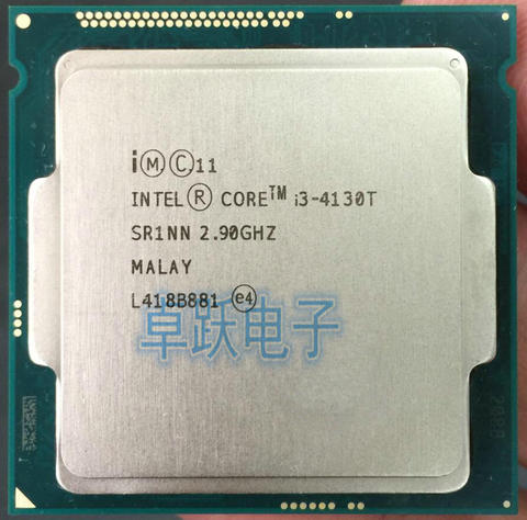 Процессор Intel Core I3 4130T, двухъядерный процессор, 2,9 ГГц, LGA 1150, TDP, 35 Вт, 3 Мб кэш-памяти, процессор для ЦП, с процессором ► Фото 1/1