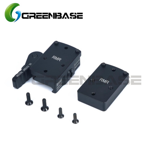 Greenbase RMR Mini Riser Mount, полное вспомогательное крепление для прицела с красной точкой, с QD быстроразъемным автоматическим замком, основание для П... ► Фото 1/5