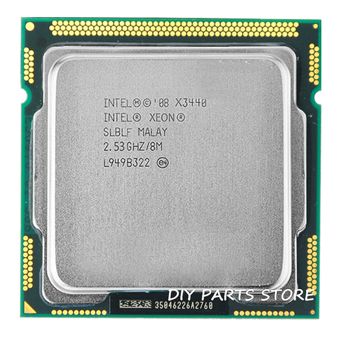 Процессор Intel Core Xeon X3440, 8 Мб кэш-памяти, 2,53 ГГц, частота Torbu 2,9 LGA 1156 P55 H55, почти аналогичен I5 650 i5 750, с поддержкой процессоров ► Фото 1/2