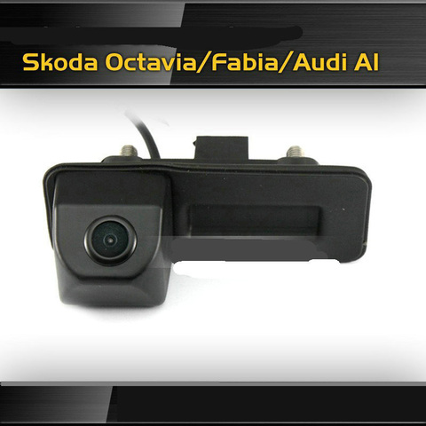 Камера заднего вида ANSHILONG HD, CCD, ночное видение, для Audi A1/ Skoda Fabia, бесплатная доставка ► Фото 1/5