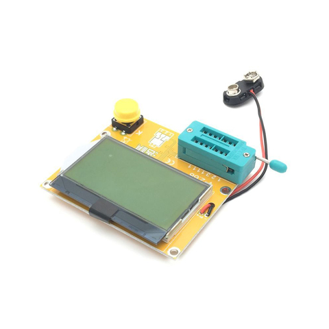 Цифровой тестер для транзисторов ESR-T4 Mega328, измеритель емкости диодов и триодов, ЖК-экран MOS/PNP/NPN LCR 12864 ► Фото 1/4