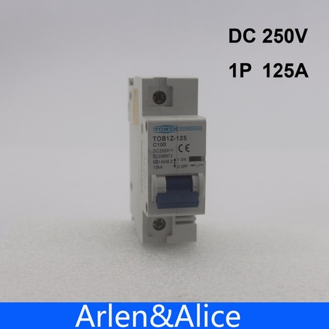 1P 125A DC 250V автоматический выключатель для PV системы C curve MCB ► Фото 1/3