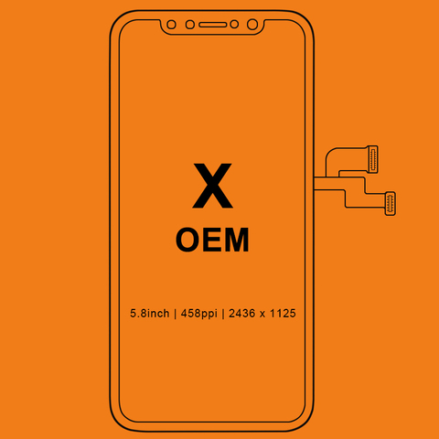 ЖК-дисплей для iPhone X S Max XR, Tianma OLED OEM тачскрин с дигитайзером, сменные запчасти в сборе, черный ► Фото 1/6