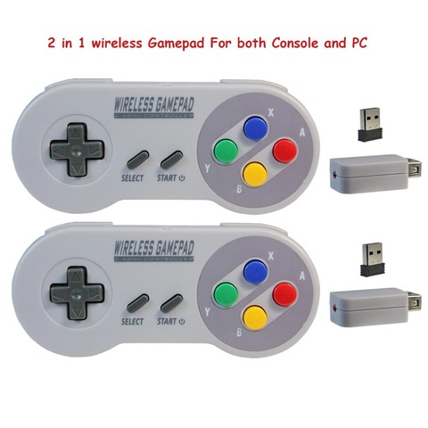 Беспроводной игровой контроллер для SNES, 2,4 ггц, Windows ► Фото 1/3
