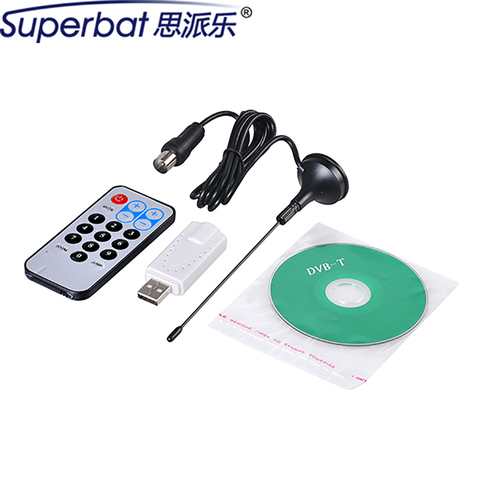 Superbat Digital USB 3. 0 DVB-T + FM + DAB + SDR Stick запись прямого эфира ТВ 75 Ом Входная Антенна 2,0 см фоторазъем для телевизора ► Фото 1/5