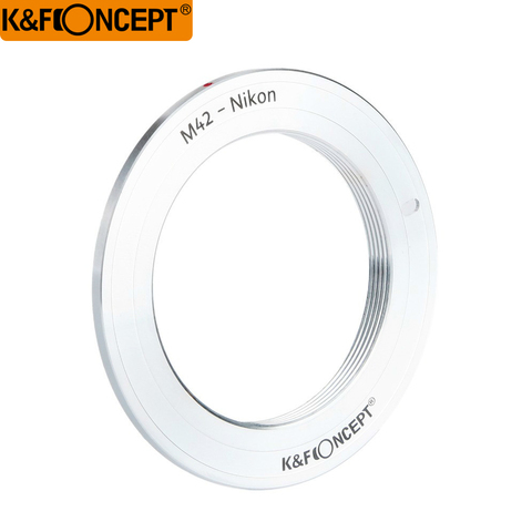 K&F Concept Адаптер переходное кольцо переходник для M42 Объектива на Nikon F Mount фотоаппарата бесплатная доставка ► Фото 1/6