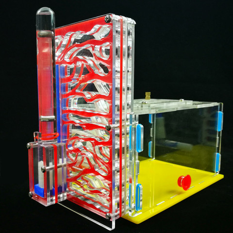 Муравьиное гнездо «сделай сам» с зоной для кормления, муравьиная ферма, акриловые насекомые, муравьиные гнезда, вилла для домашних животных, увлечение домом для муравьев, насекомых ► Фото 1/6