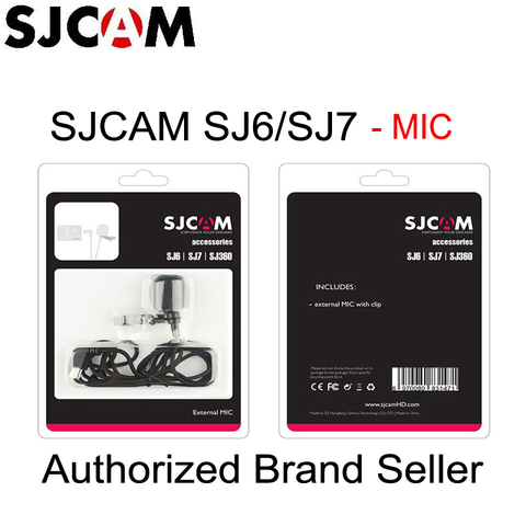 Оригинальный внешний микрофон SJCAM, аксессуары для спортивной камеры SJCAM SJ6 Legend/SJ7 Star/SJ360 ► Фото 1/4