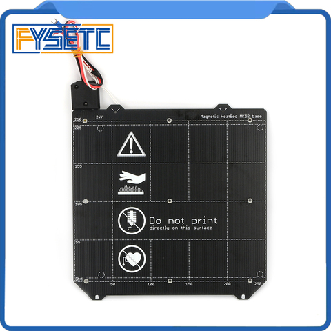 Clone Prusa i3 MK3 3D принтер MK3 Y каретка Магнитная Подогреваемая кровать MK52 24v проводка термистор с магнитом для Prusa i3 MK3 MK3S ► Фото 1/6