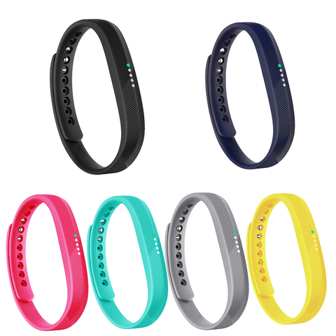 Baaletc для Fitbit Flex 2 Band 6 видов цветов мягкий силиконовый ремешок для браслета Fibit Flex 2 ► Фото 1/6