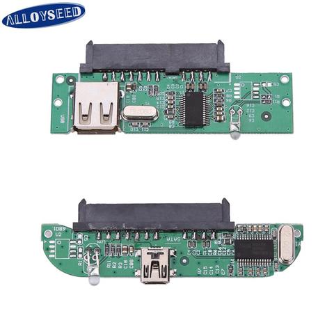 НОВЫЙ 2,5 дюймов USB 2,0 SATA 7 + 15 Pin адаптер жесткого диска конвертер для 2,5 