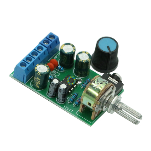 Плата усилителя стерео аудио TDA2822M 2,0 для Arduino, двухканальный усилитель AUX, Плата усилителя, модуль постоянного тока 1,8-12 В ► Фото 1/4