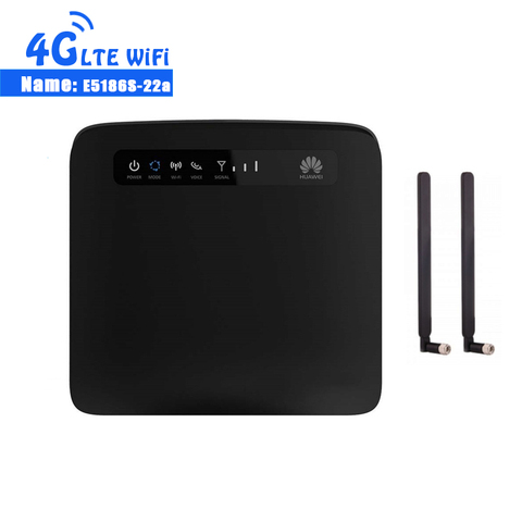 Беспроводной маршрутизатор Huawei E5186, разблокированный, 4G, LTE, Wi-Fi, 300 Мбит/с, CPE, точка доступа, 2 антенны ► Фото 1/6