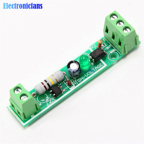 1-Bit AC 220V Optocoupler изоляционный модуль обнаружения напряжения Адаптивная плата 3-5V для PLC изоляционный модуль Fotoaccoppiatore ► Фото 1/6