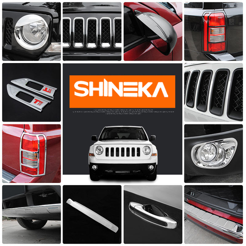Автомобильная наклейка SHINEKA для Jeep Patriot 2011-2016, стильные стикеры и наклейки для Jeep Patriot 2011, 2012, 2013, 2014, 2015, 2016 ► Фото 1/6