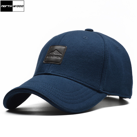 [NORTHWOOD] Высококачественная брендовая мужская хлопковая бейсбольная кепка, Женская Бейсболка, однотонная шапка для папы, 100% хлопковая кепка для водителя грузовика для взрослых ► Фото 1/6