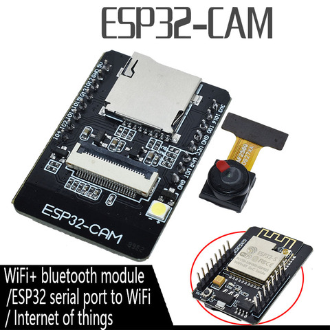 Женский модуль Wi-Fi, с последовательным интерфейсом ESP32 для модуля камеры OV2640, 5 В, Bluetooth ► Фото 1/6