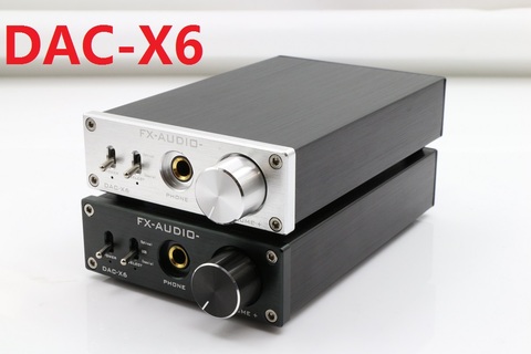 Цифровой аудио DAC декодер 2022 FX-Audio DAC-X6 HiFi 2,0 вход USB/оптический/коаксиальный RCA/выход для наушников DC12V/1.5A адаптер питания ► Фото 1/5