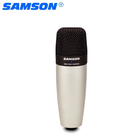 Конденсаторный микрофон SAMSON C01, 100% оригинал, для записи вокала, акустических инструментов и для использования в качестве и мостового барабана ► Фото 1/4