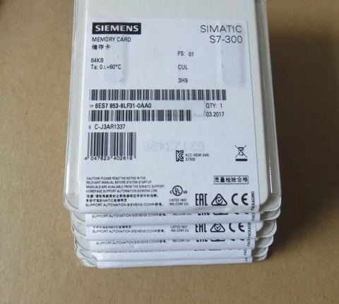 Новая или б/у карта памяти SIMATIC MMC (Micro Memory Card) для Siemens/C7/ET 200, ОЗУ 64 КБ, 6ES7 953-8lf31-0a0 8LF20 ► Фото 1/1