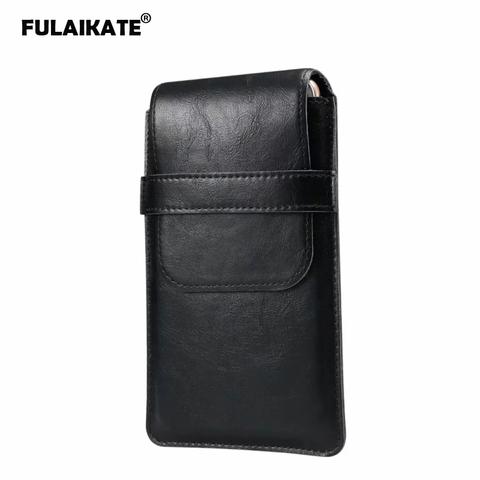 Универсальная сумка FULAIKATE для мужчин, тонкая поясная сумка для Xiaomi Max3, Huawei Honor 8X Max, 7,2 дюйма, несколько размеров ► Фото 1/6