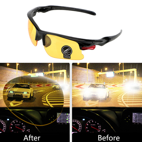 Очки для вождения автомобиля, защитные очки ночного видения для Ford Focus 2 1 Fiesta Mondeo 4 3 Transit Fusion Ranger Mustang KA S-max ► Фото 1/6