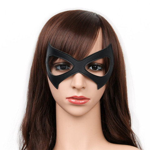 Косплэй маски Костюм черный, красный кожаная маска для глаз Косплэй пикантная маска на глаза очки для Хэллоуин реквизит 3 типа ► Фото 1/6