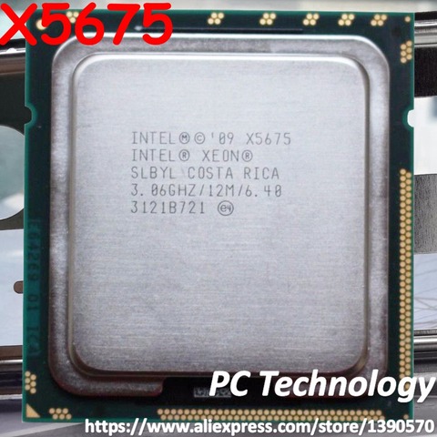 Оригинальный процессор Intel Xeon X5675, 6 ядер, Кэш-память 12 МБ, 3,0 ГГц, процессор LGA1366 95 Вт, Бесплатная Доставка в течение 1 дня ► Фото 1/1