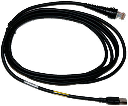 Кабель USB, прямой, 3 м, черный, оригинальный, для Honeywell 1900 г, Hyperion 1300 г, Xenon 1200 г ► Фото 1/2