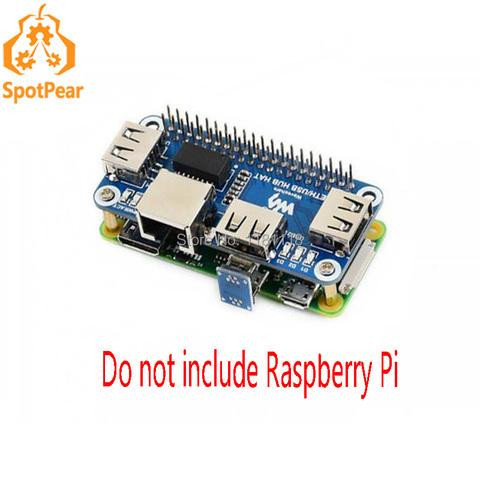 Raspberry pi zero W WH Ethernet J45 usb-хаб шляпа ► Фото 1/6