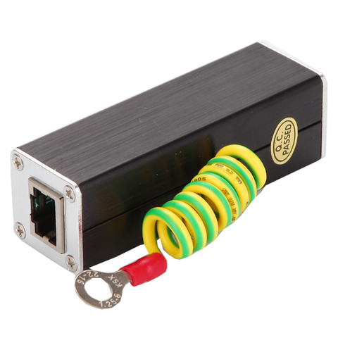 Сеть LAN & IP RJ45, защита от перенапряжения, устройство защиты, грозоотвод, SPD для сети Ethernet 100 м ► Фото 1/1