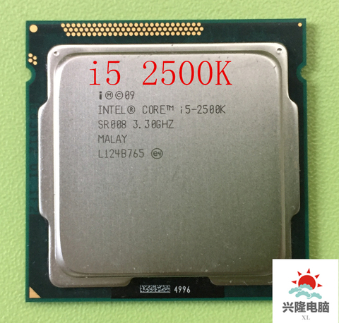 Оригинальный четырехъядерный процессор i5 2500K 3,3 ГГц LGA 1155 TDP:95 Вт 6 Мб кэш-памяти с HD графикой Стандартный десктопный процессор ► Фото 1/1