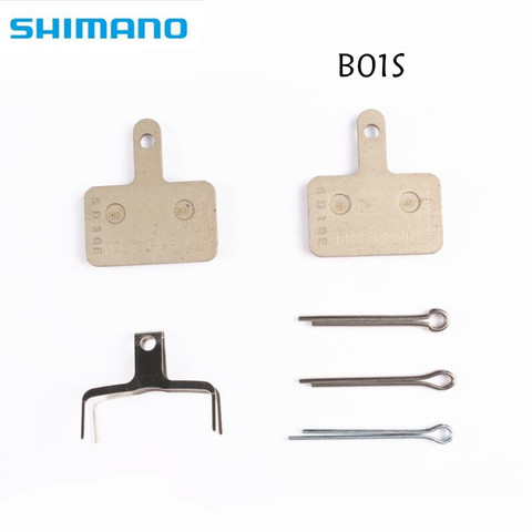 Тормозные колодки Shimano B01S для горного велосипеда, смола, для BR-M315 M355 M365 TX805 M395 M396 M4050 M445 M446 M3050 MT500 T615 M525 M375 ► Фото 1/6