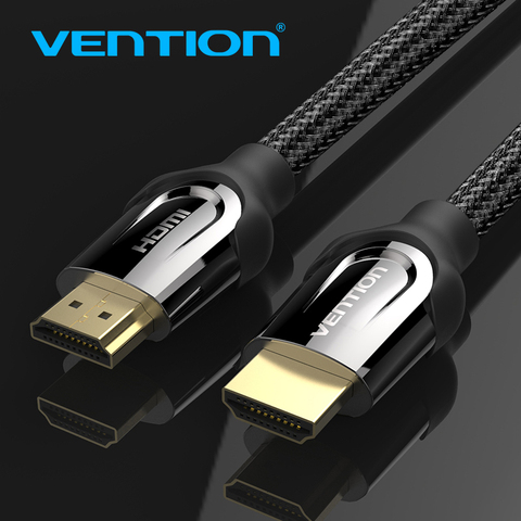 Vention HDMI кабель HDMI к HDMI кабель HDMI 2,0 1,4 4k 3D 60FPS кабель для HD TV LCD ноутбука PS3 проектор компьютерный кабель 1 м 2 м 3 м ► Фото 1/6